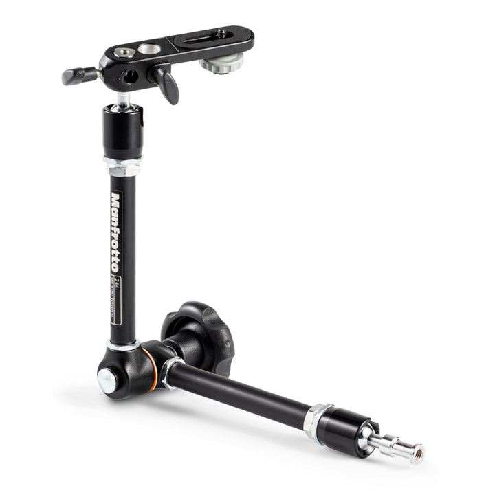 Manfrotto 244 Variable Friktionsarm mit Halterung (Schwarz) für Fotografen und Videografen Single, S