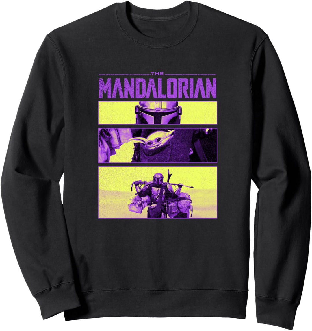 Star Wars: The Mandalorian & The Child Multicolor Frames Sweatshirt