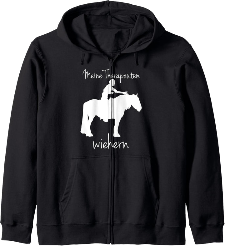 Irish Tinker Pferde Therapie Reiten Kapuzenjacke