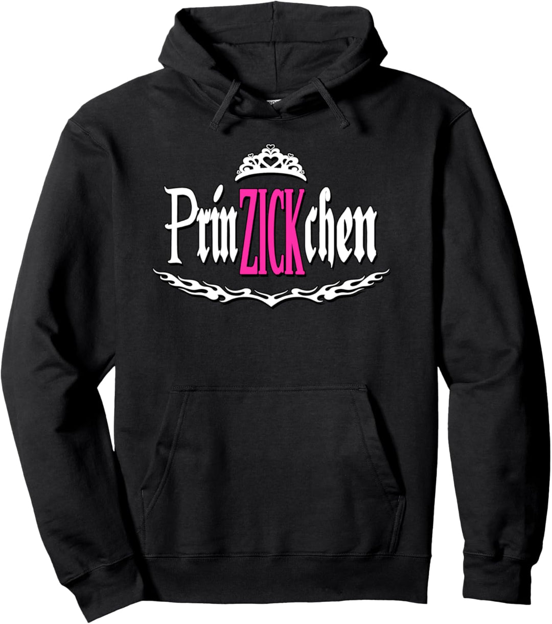 prinzickchen prinzessin Zicke zickig Damen Mädchen Pullover Hoodie