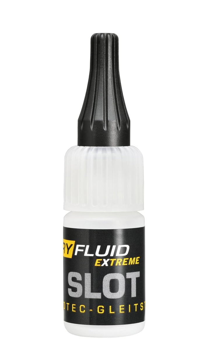 DryFluid Extreme Slot - Highspeed Gleitstoff für Wellen, Lager und Führungen von Slot- und Carrera-M