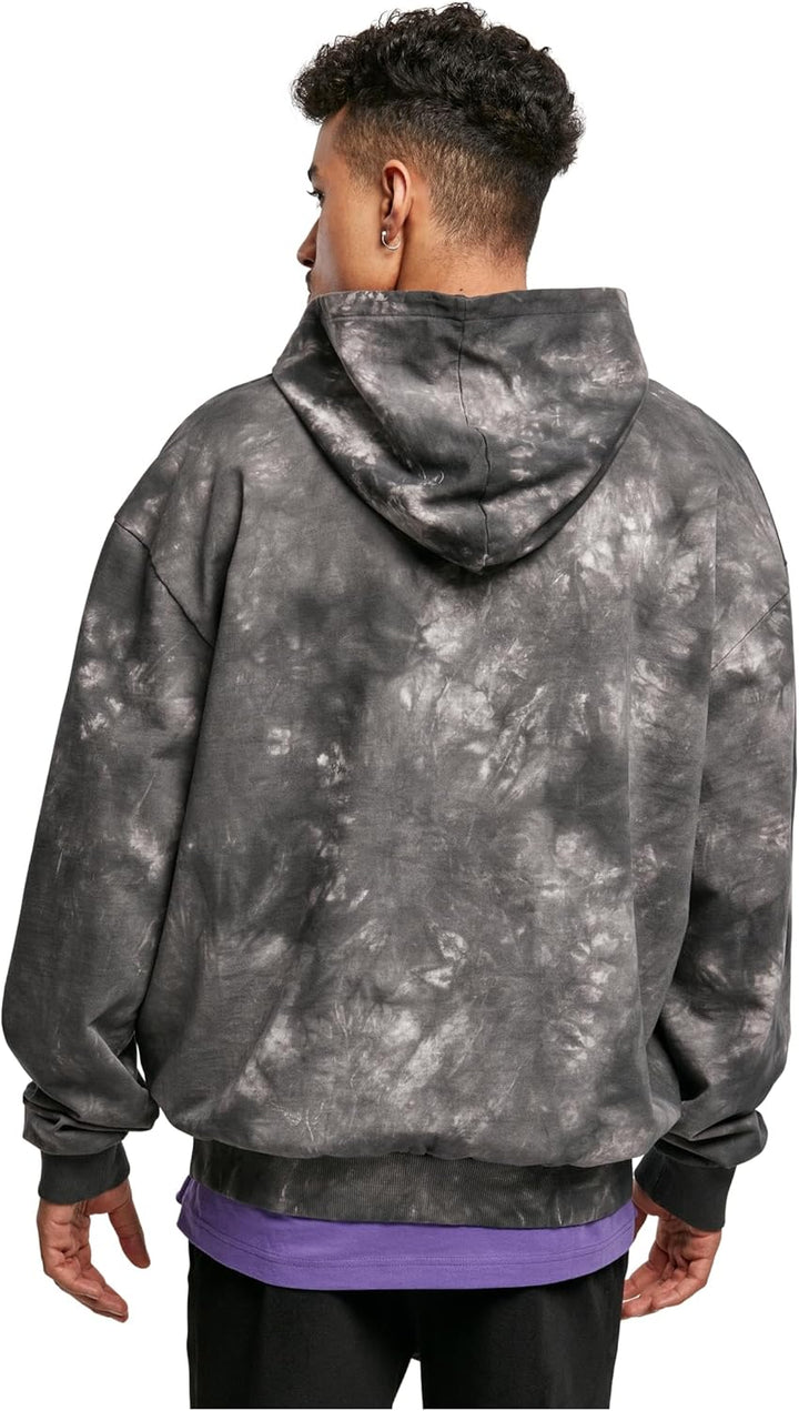 Urban Classics Herren Hoody Batik Kapuzenpullover mit weiter Oversized Passform, Kapuzensweatshirt m