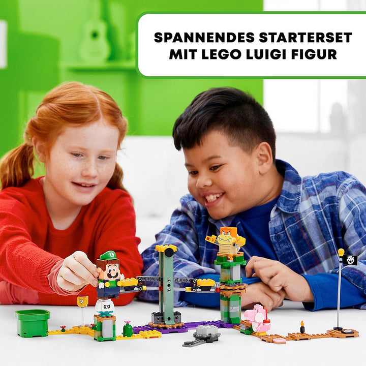 LEGO 71387 Super Mario Abenteuer mit Luigi – Starterset, Spielzeug mit Einer interaktiven Figur, mod