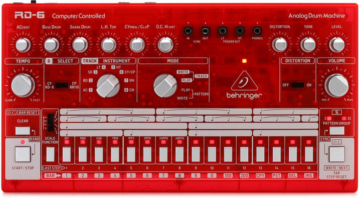 Behringer RD-6-SB Strawberry RHYTHM DESIGNER RD-6 Single, Strawberry RHYTHM DESIGNER RD-6 Single