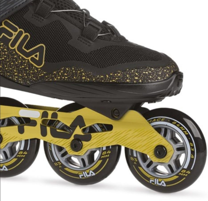 FILA SKATES Herren Legacy Qf Inline Skate 44 BLACK/GOLD, 44 BLACK/GOLD