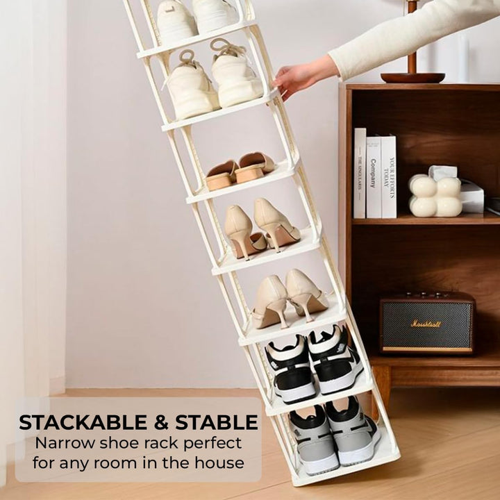 Shoe Organizer Mit Allen Arten Von Schuhen Kompatibel. Schuhorganizer Platzsparend Um Den Schrank Zu