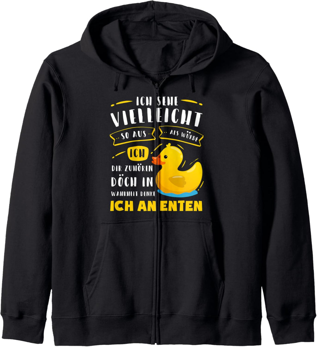 Ente Enten Badeenten Kapuzenjacke