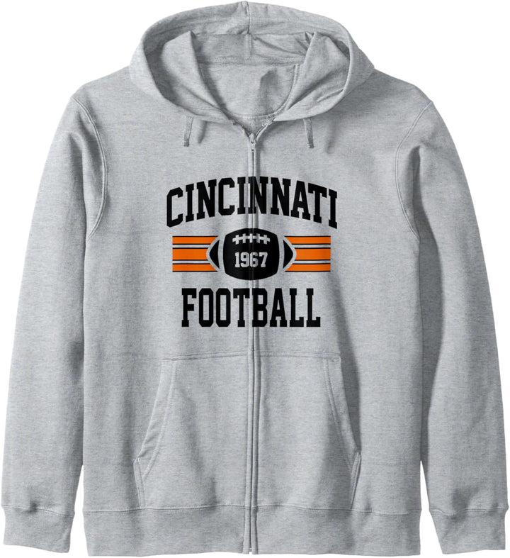 Cincinnati Fussball Athletic Vintage Sports Team Fan Kapuzenjacke
