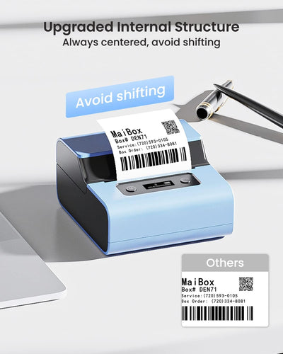Phomemo M221 Etikettendrucker - 3" Bluetooth Beschriftungsgerät Selbstklebend Mini Wireless Labeldru
