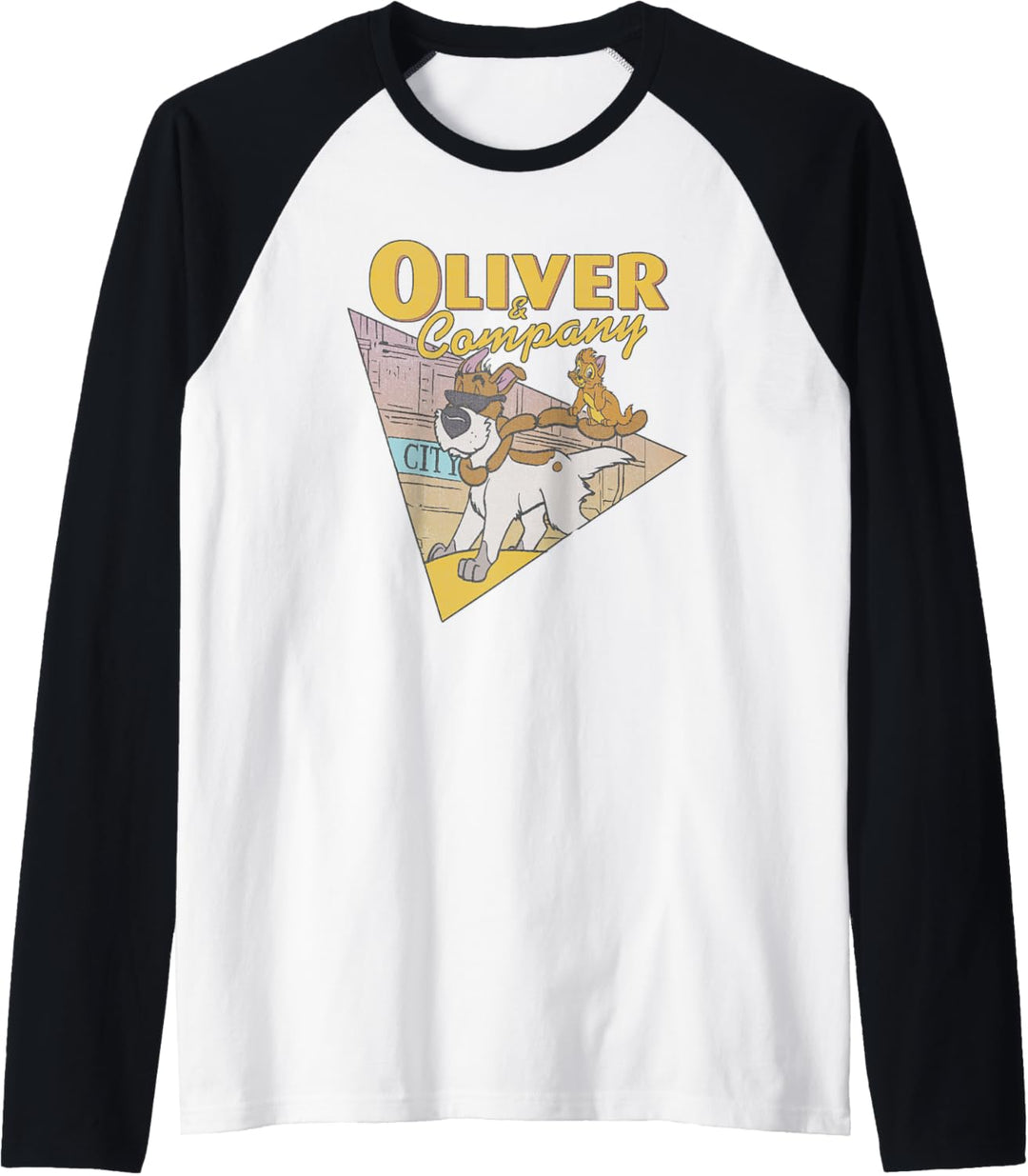 Disney Oliver & Company Raglan