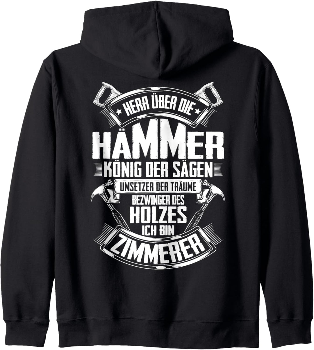 Zimmermann Bezwinger Des Holzes Zimmerei Zimmerin Zimmerer Kapuzenjacke