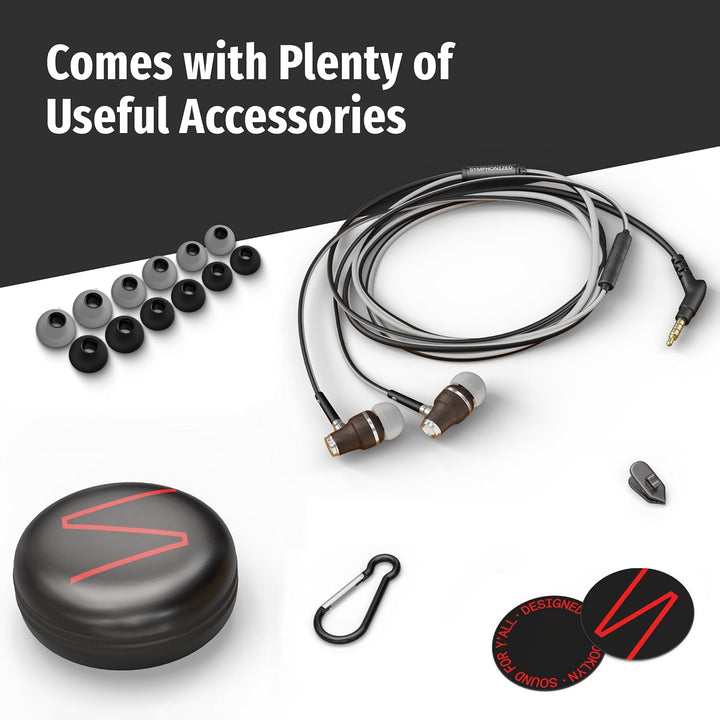 Symphonized In-Ear Kopfhörer mit Kabel – In-Ear Ohrhörer mit Kabel, Kopfhörer mit Mikrofon, Kopfhöre