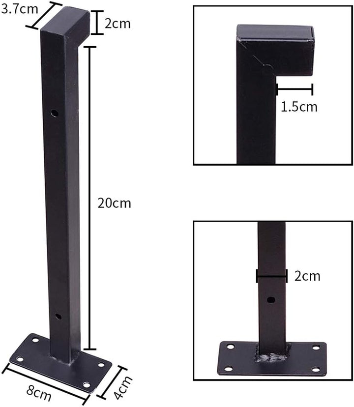 Regalträger Regal Unterstützung Schwerlastträger Regalkonsole 2 PCS Retro Regal Halterung Stabil Dek
