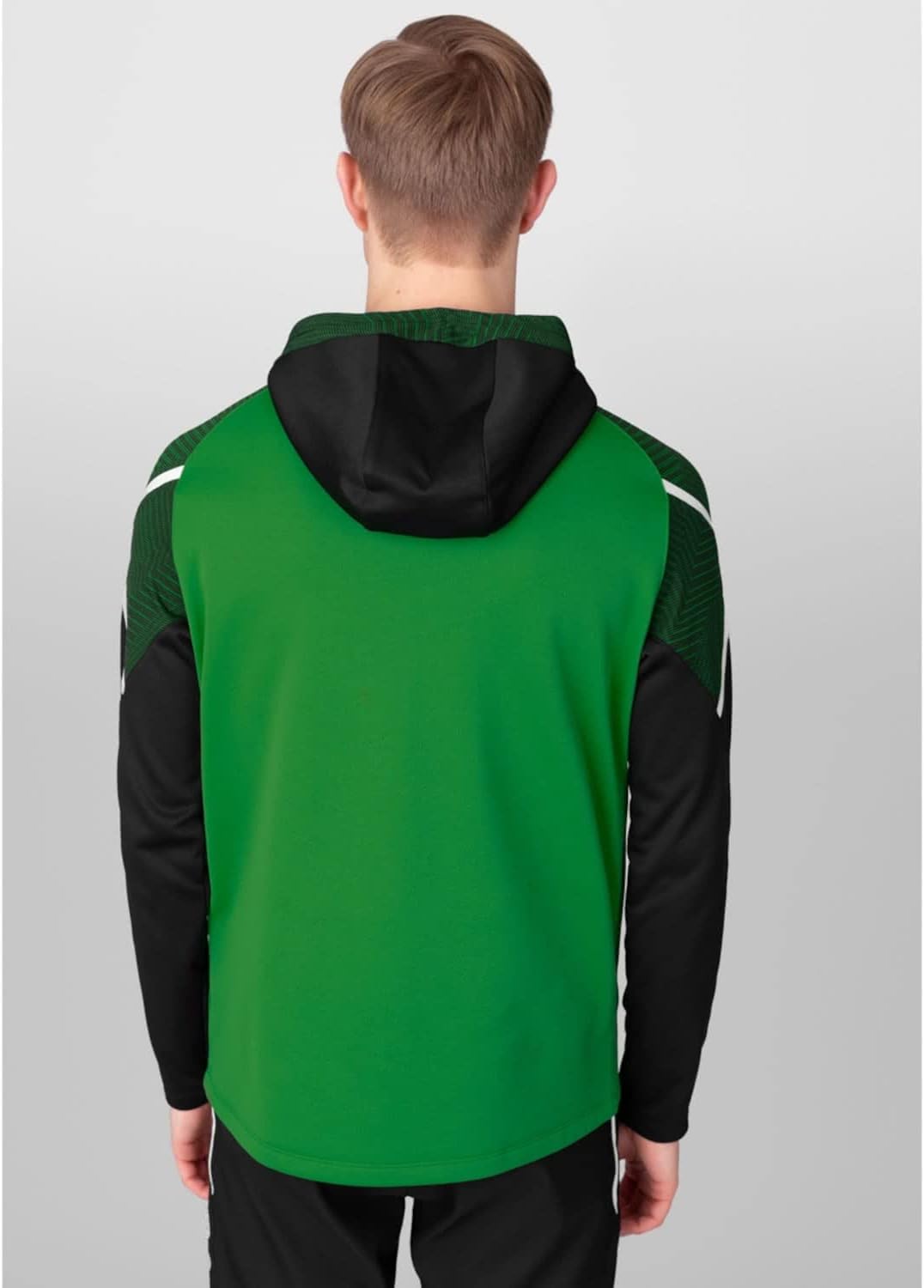 JAKO Herren Kapuzenjacke Performance, neonorange/weiss/marine, M, 6897 L soft green/schwarz, L soft