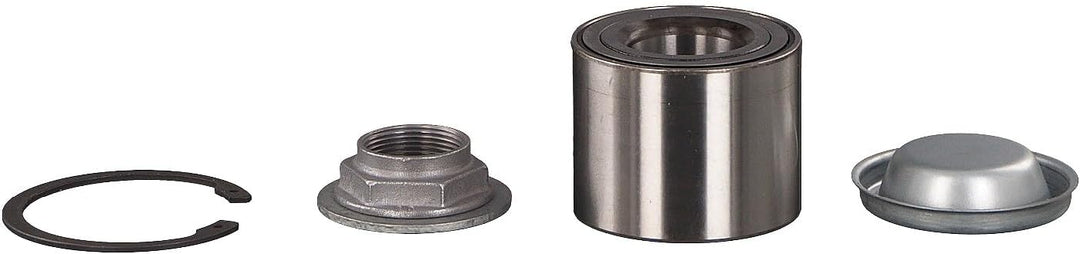 febi bilstein 40014 Radlagersatz mit Achsmutter, Sicherungsring und Staubkappe , 1 Stück