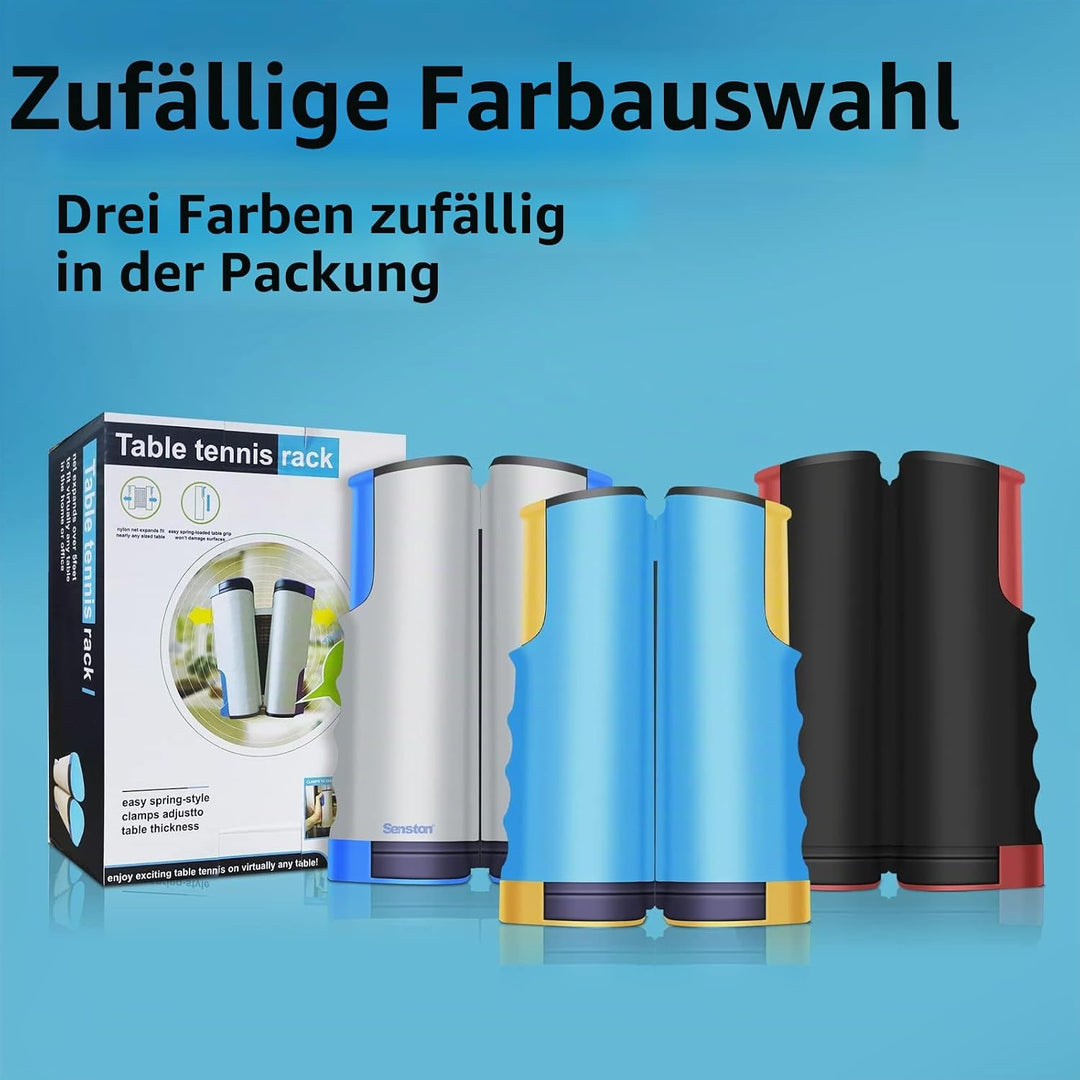 Senston Tischtennisschläger Set, Professionelles Tischtennis Set für 2-4 Spieler, Verbundgummi Tisch