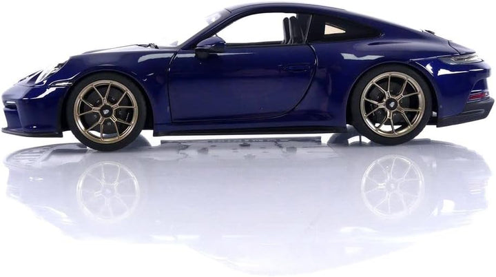Norev Porsche 911 (992) GT3 Touring 2021 dunkelblau metallic Modellauto 1:18