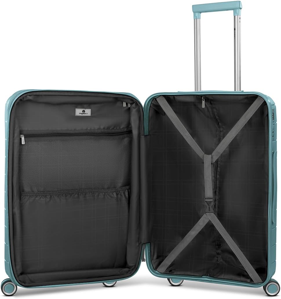 Franky Koffer-Set 3-teilig für Damen und Herren | Reise-Trolleys 49 x 28 x 74 cm aus hochwertigem, l
