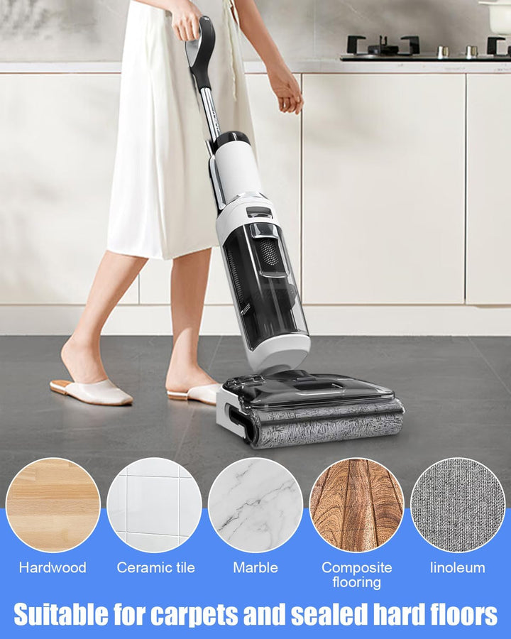 6 Zubehörset für Tineco Floor One Stretch S6/S7 Stretch Ultra/Switch S6/i6 Stretch Ersatzbürsten und