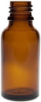 mikken 10 Tropfflaschen/Apothekerflaschen in Braunglas 20 ml inkl. Tropfeinsatz, 20 ml