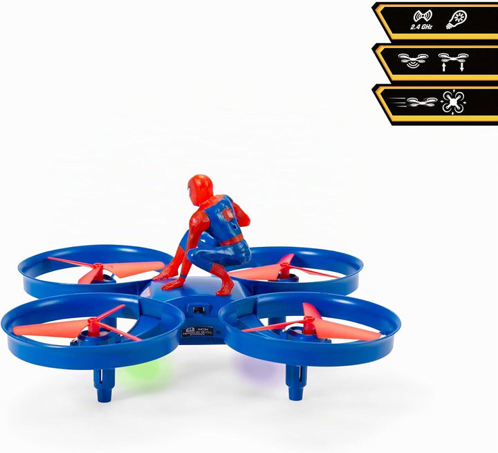 Dickie Toys RC Drone Spider-Man (17 cm) - ferngesteuerte Drohne für Kinder mit 3 Geschwindigkeiten u