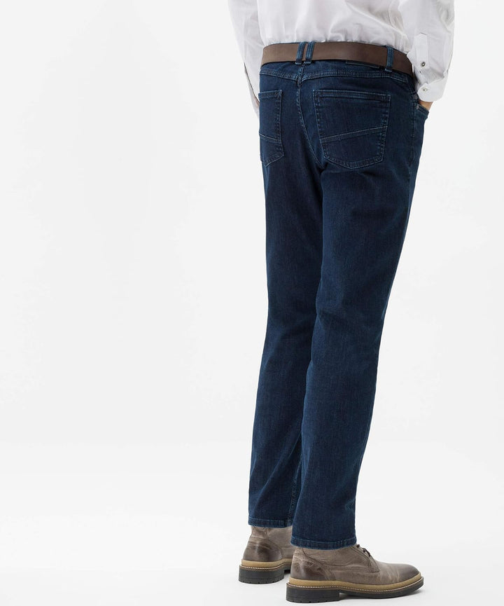 EUREX by BRAX Herren Regular Fit Jeans Hose Style Luke Stretch Baumwolle 46W / 32L Dunkelblau, 46W /