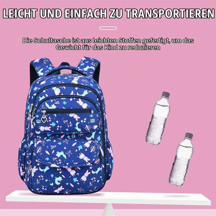 Schulrucksack für Mädchen, Kinder Schulranzen Grundschultaschen Kinderrucksack Studenten Rucksäcke L