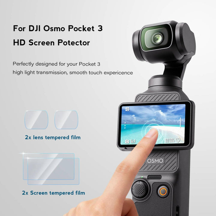 Pocket 3 Case, Soft Silikon Protective Case Cover kompatibel mit DJI Osmo Pocket 3 Creator Combo, Li
