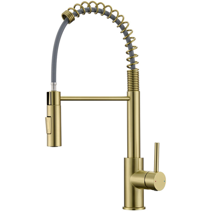 CECIPA Wasserhahn Küche Hochdruck, Küchenarmatur Mit Herunterziehbare Brause, Mischbatterie Küche Zw