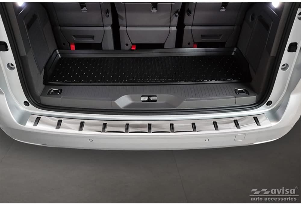 Avisa Edelstahl Heckstossstangenschutz kompatibel mit Volkswagen Multivan T7 2021- 'Strong Edition'