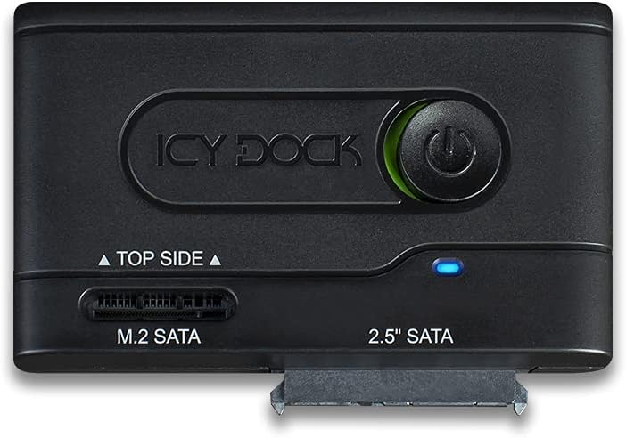 ICY DOCK EZ-Adapter MB031U-1SMB - Externer USB 3.2 Gen1 5Gbit/s Adapter für 2,5 Zoll HDD/SSD oder M.