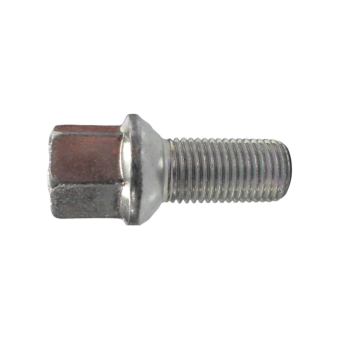 20 Radschrauben Radbolzen schwarz Kugelbund R14 M14x1,5 27mm silber 27 mm (R14), silber 27 mm (R14)