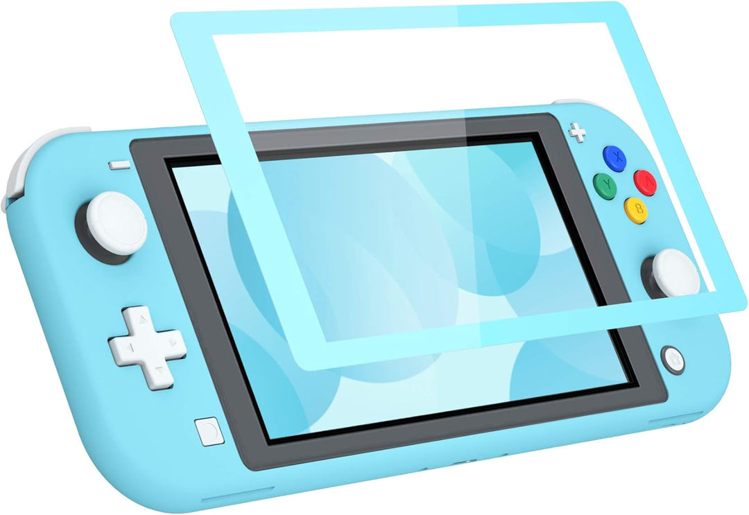 eXtremeRate Full Case Shell für Switch Lite Console, DIY-Ersatz Hülle Gehäuse & Tasten & Schutzfolie