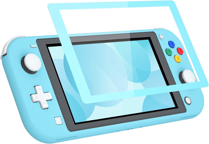eXtremeRate Full Case Shell für Switch Lite Console, DIY-Ersatz Hülle Gehäuse & Tasten & Schutzfolie