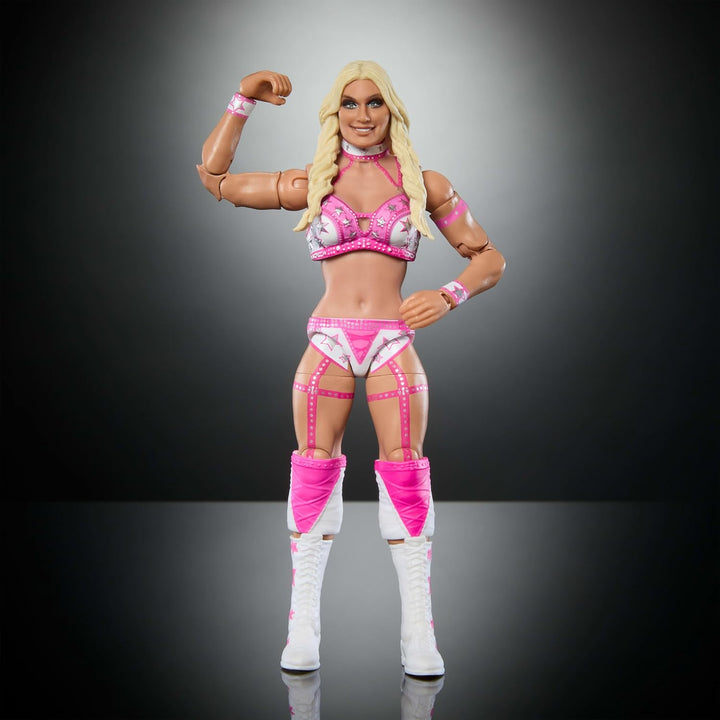 WWE Mattel Elite Actionfigur & Zubehör, Serie #113, 15,2 cm, Sammlerstück Tiffany Stratton mit 25 Ge