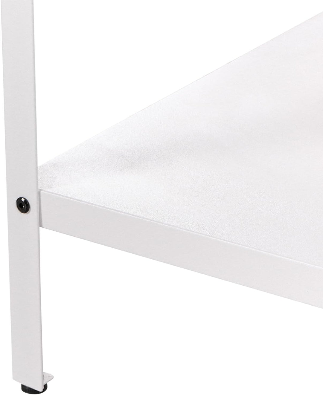 Beliani Outdoor-Kücheninsel Stahl weiss mit Edelstahlplatte Silber modern Vilama