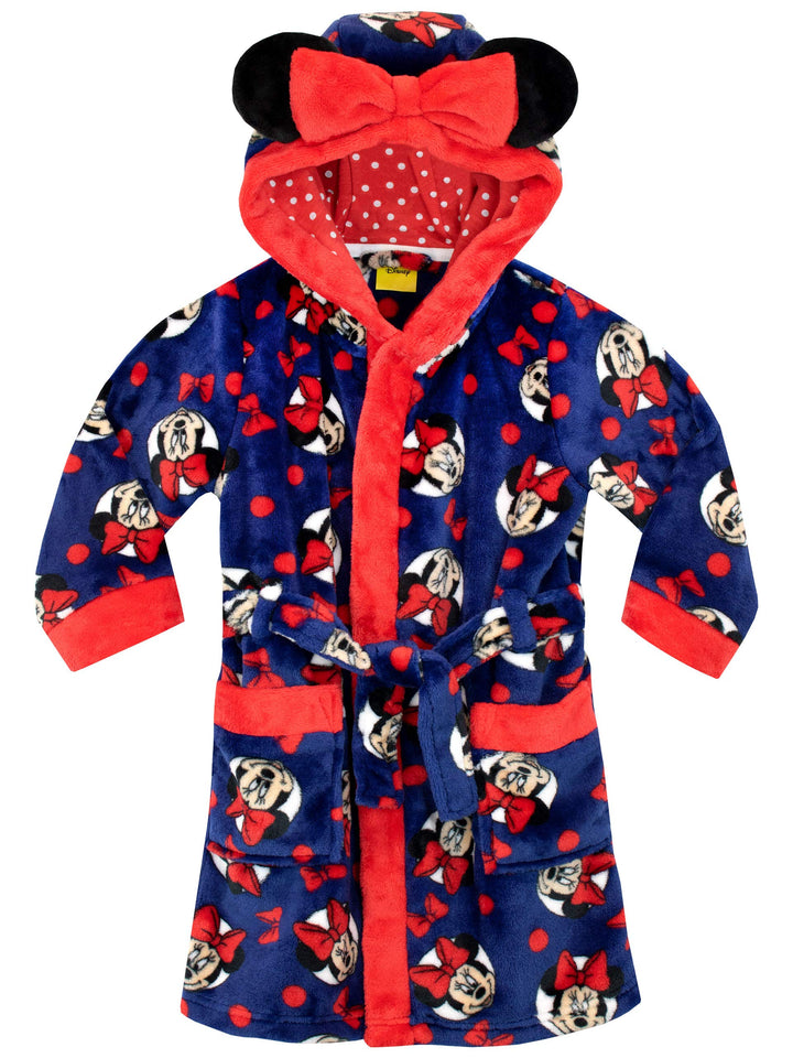 Disney Mädchen Minnie Mouse Bademäntel 116 Blau, 116 Blau