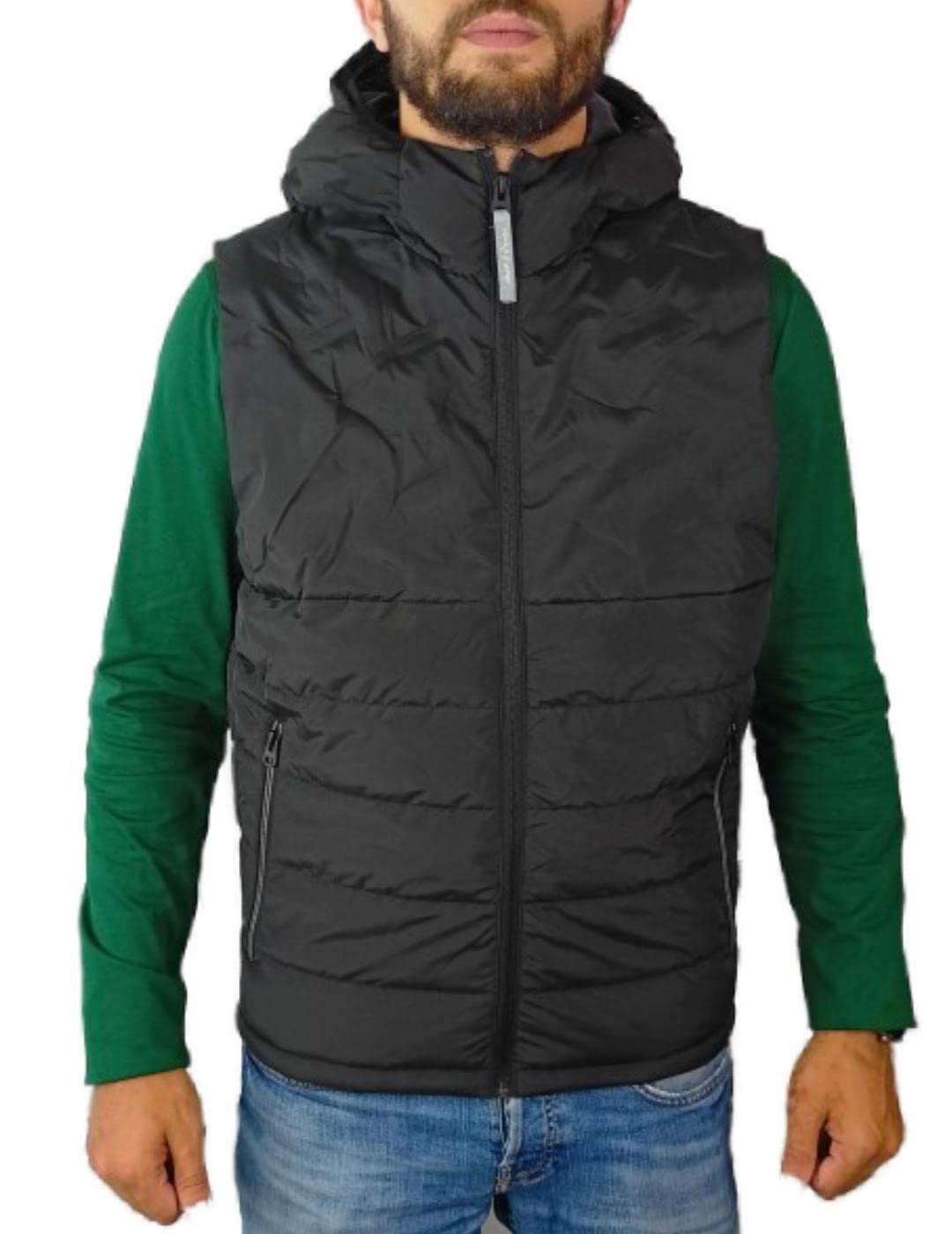 JACK & JONES Herren Jcoberg Bodywarmer Weste M Schwarz, M Schwarz