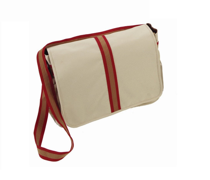 roba Wickeltasche, Tasche inkl. Wickelplatte, Windelbeutel & Flaschenschutz, Canvas beige