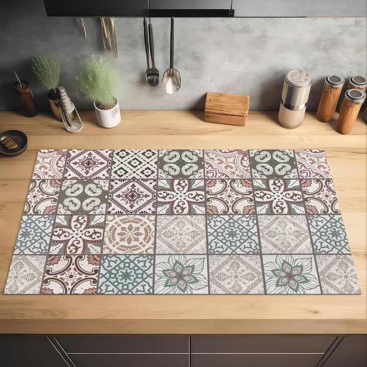 KitchenYeah© Herdabdeckplatte Einteilig Ceranfeld Abdeckplatte für | 91.2x52 cm - Induktionsschutz C