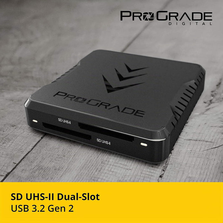 ProGrade Digital SD UHS-II Dual-Slot Speicherkartenleser | USB 3.2 Gen 2 für professionelle Filmemac