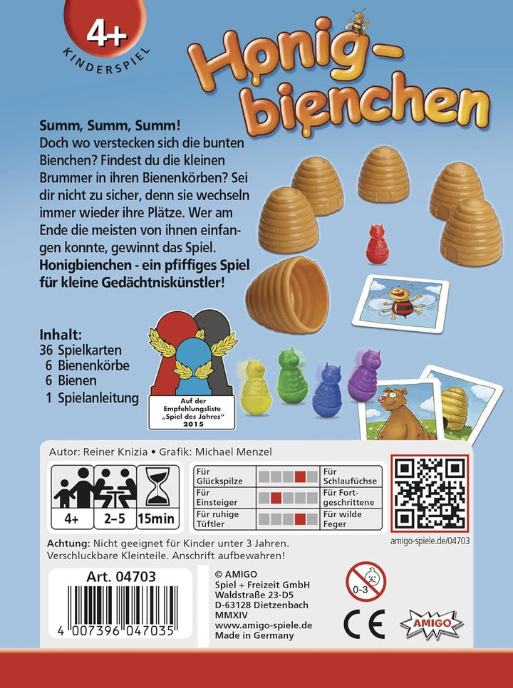 AMIGO 04703 - Honigbienchen, Einheitsgrösse, Yellow Einheitsgrösse Classic, Einheitsgrösse Classic