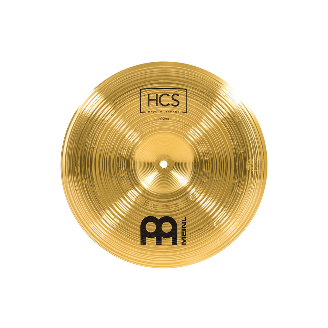 Meinl Cymbals HCS China 14 Zoll (Video) Schlagzeug Becken (35,56cm) Messing, Traditionelles Finish (
