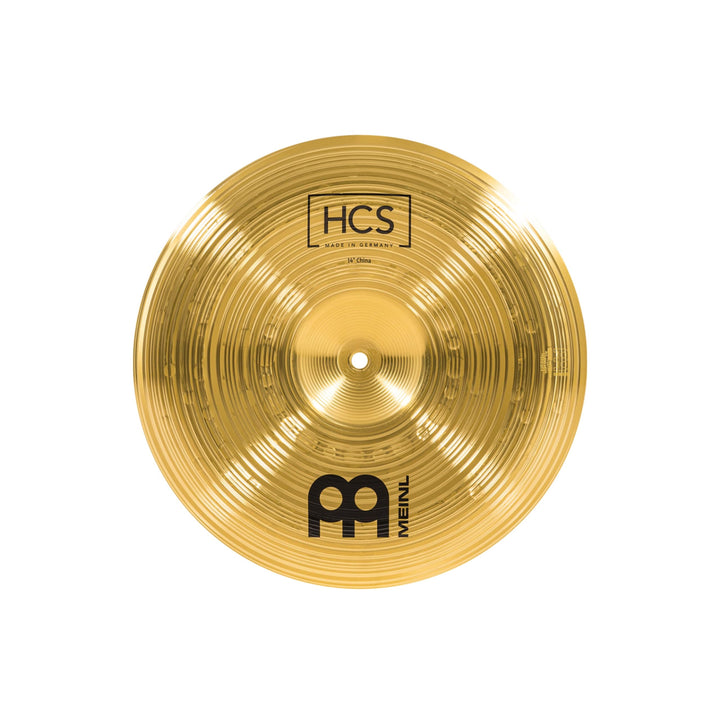 Meinl Cymbals HCS China 14 Zoll (Video) Schlagzeug Becken (35,56cm) Messing, Traditionelles Finish (