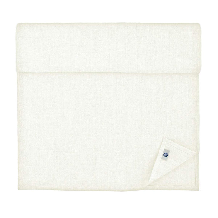 Linen &amp; Cotton Tischläufer Stoff Tischband Tischdeko Hygge 100% Leinen, Weiss Weiss (40 x 300 cm) La