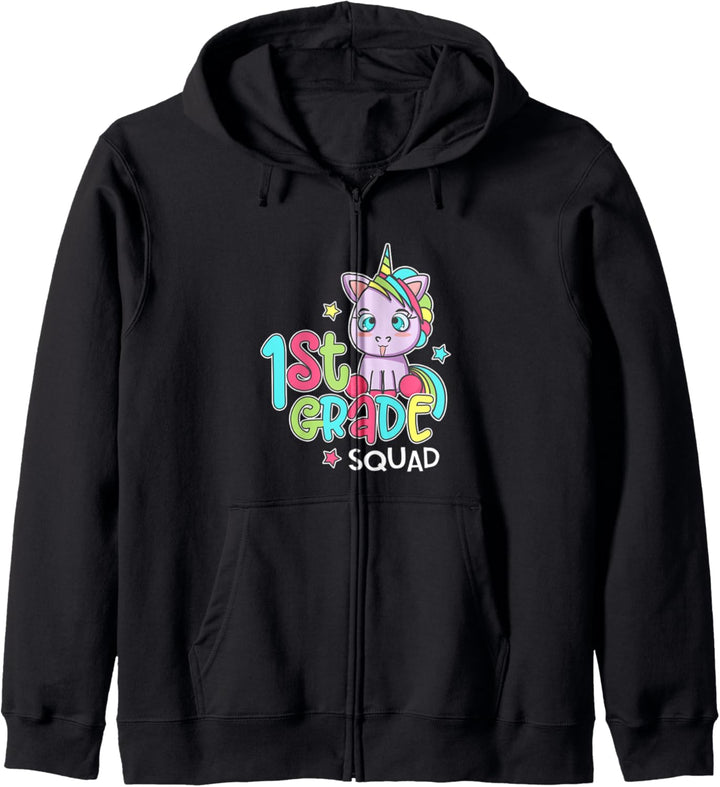 First Grade Back To School 1. Schultag Kapuzenjacke
