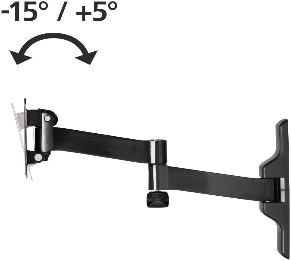 Hama Monitor-/TV-Wandhalterung (Vollbewegliche Halterung 10-26 Zoll, Wandhalter für Monitor/Fernsehe