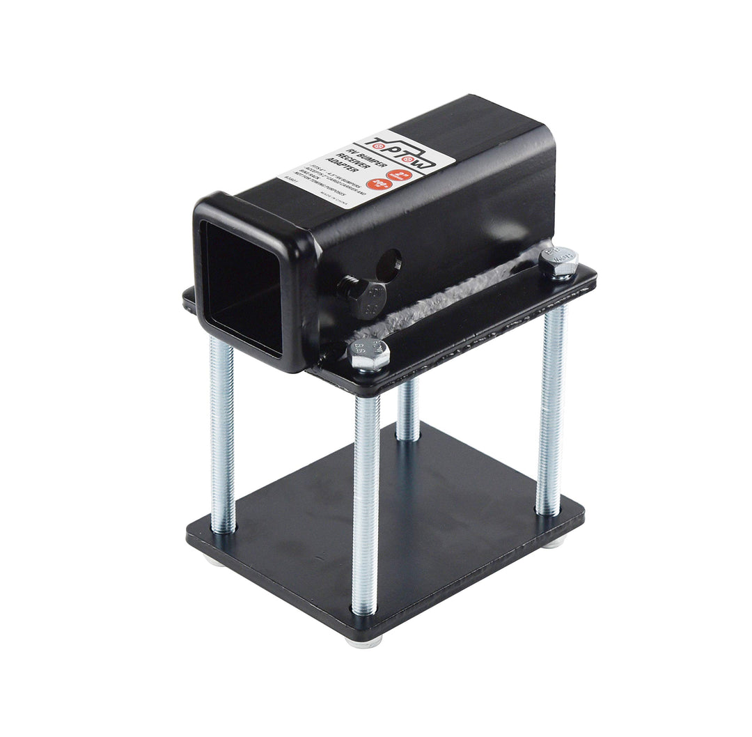 TOPTOW Wohnmobil-Stossstange 5,1 cm Anhängerkupplungs-Empfänger-Adapter 63801 für 10,2 x 10,2 cm und