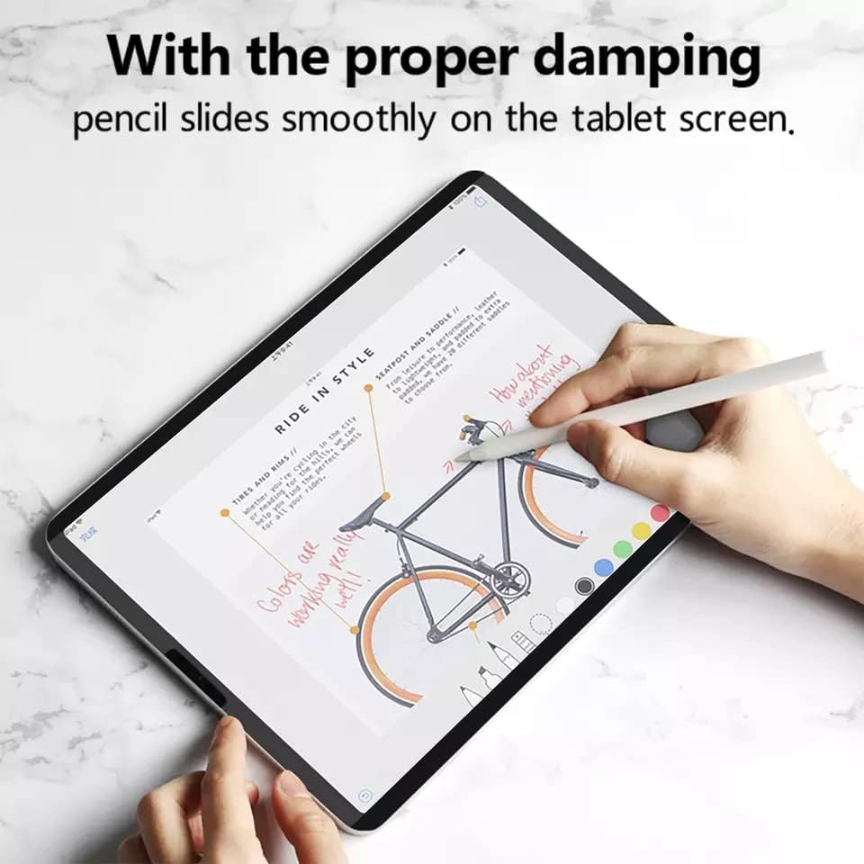 Paper-Feel Pro (4. Gen, magnetisch) für Microsoft Suface Go 4, 3 & 2 - Matte TPU-Folie zum Schreiben
