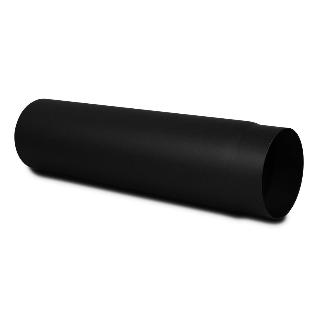 LANZZAS Ofenrohr 500 mm Verlängerung - im Durchmesser Ø 150 mm - Farbe: schwarz - Rauchrohr Verlänge